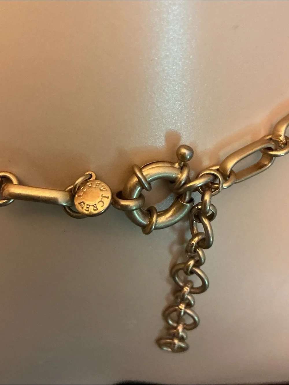J. crew Gold-Tone Pearl Drop Statement Necklace - Cream Pearls